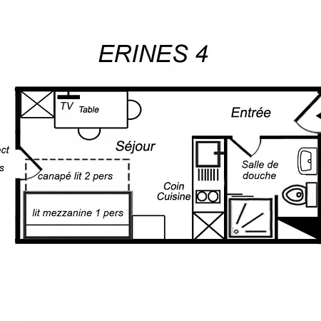 Méribel, 1 Pièce, 2 Personnes - Fr-1-182-54 * Méribel